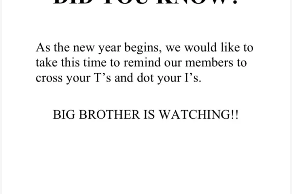 Big Brother Is Watching!