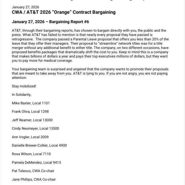ATT bargaining report 6