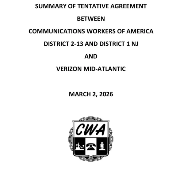 Tentative Agreement